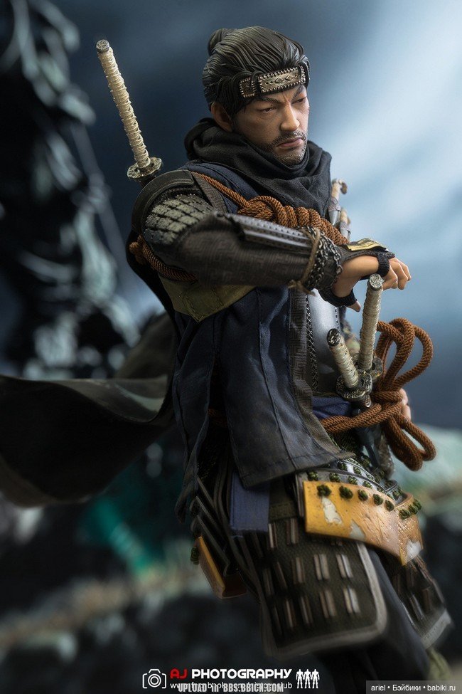 Серийная фигурка Дзина Сакая от VTS Toys по мотивам игры «Призраке Цусимы» (фото 5)