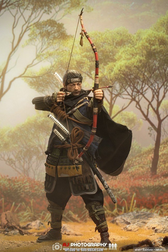 Серийная фигурка Дзина Сакая от VTS Toys по мотивам игры «Призраке Цусимы» (фото 4)