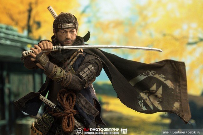 Серийная фигурка Дзина Сакая от VTS Toys по мотивам игры «Призраке Цусимы»