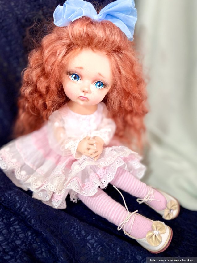 Интерьерная текстильная кукла (фото 3)