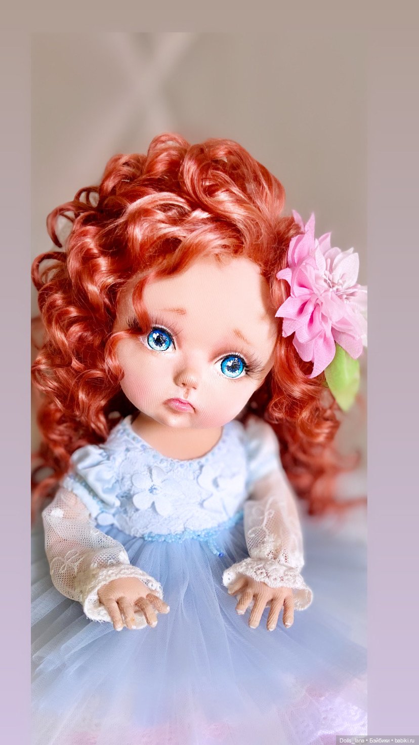 Интерьерная текстильная кукла (фото 2)