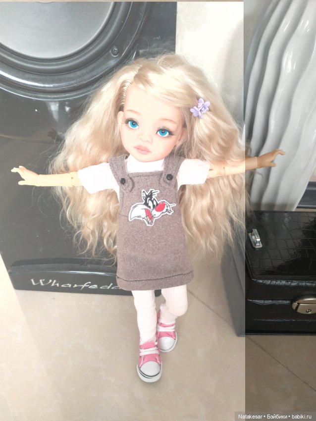 Моя ванильная красотка в новом сарафанчике (фото 2)