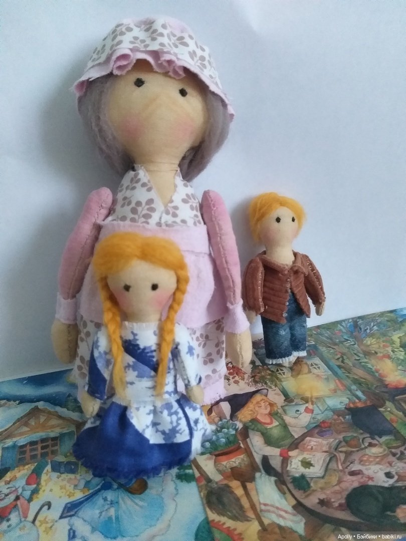 Вездесущие двойняшки — Авторские текстильные куклы: Вальдорфские (фото 5)