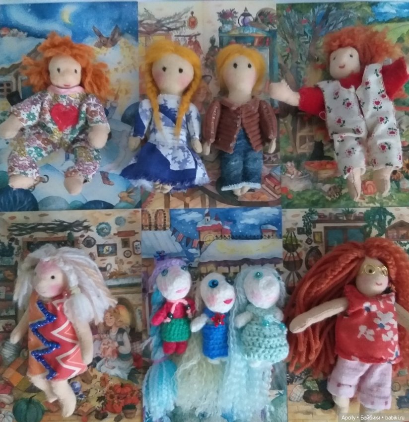 Вездесущие двойняшки — Авторские текстильные куклы: Вальдорфские