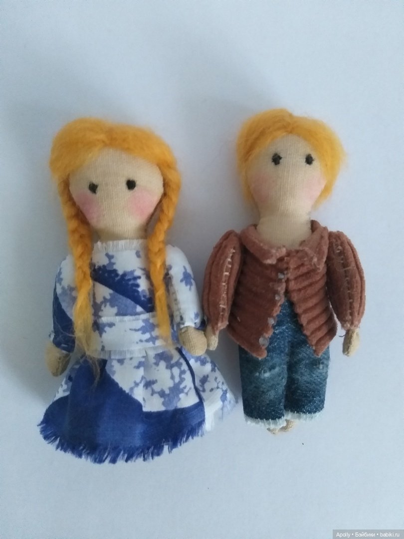 Вездесущие двойняшки — Авторские текстильные куклы: Вальдорфские (фото 9)