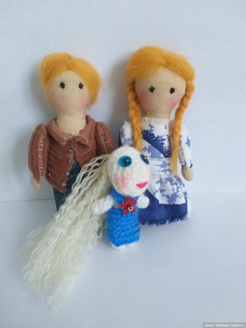 Вездесущие двойняшки — Авторские текстильные куклы: Вальдорфские (фото 10)