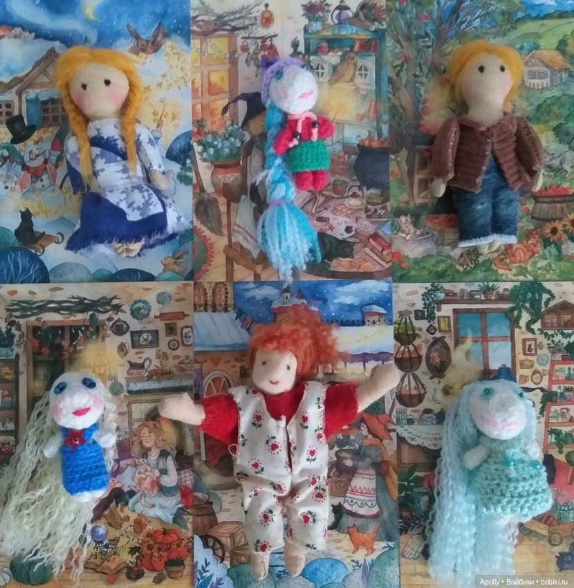 Вездесущие двойняшки — Авторские текстильные куклы: Вальдорфские