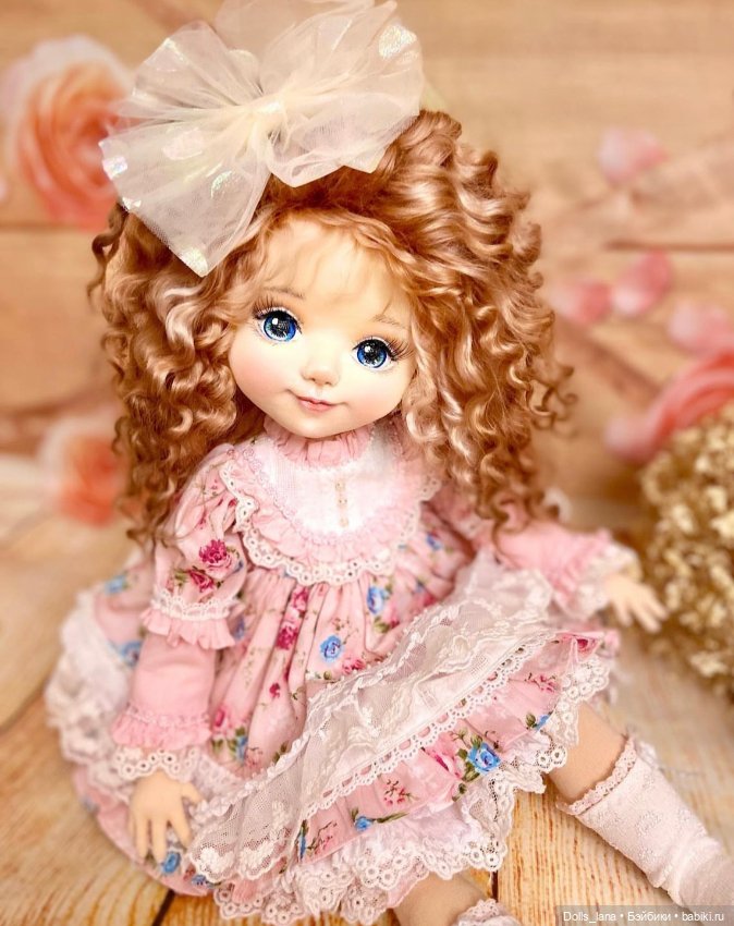 Интерьерная текстильная кукла