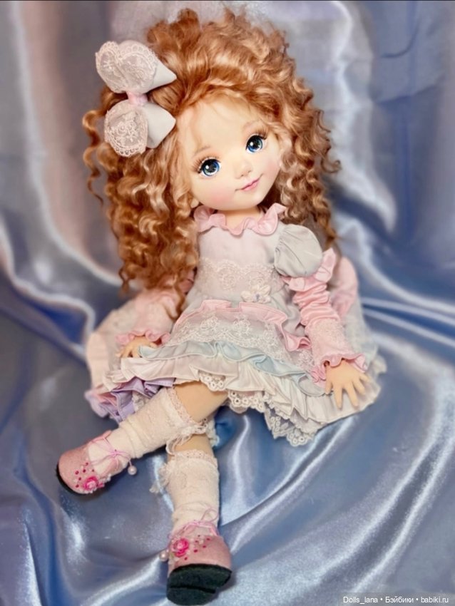 Интерьерная текстильная кукла (фото 3)