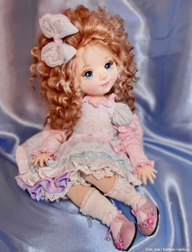 Интерьерная текстильная кукла (фото 4)