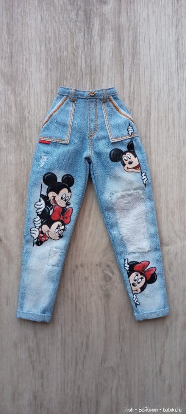 Джинсы для Барби 90-х — Одежда и обувь для кукол своими руками: фото (фото 2)