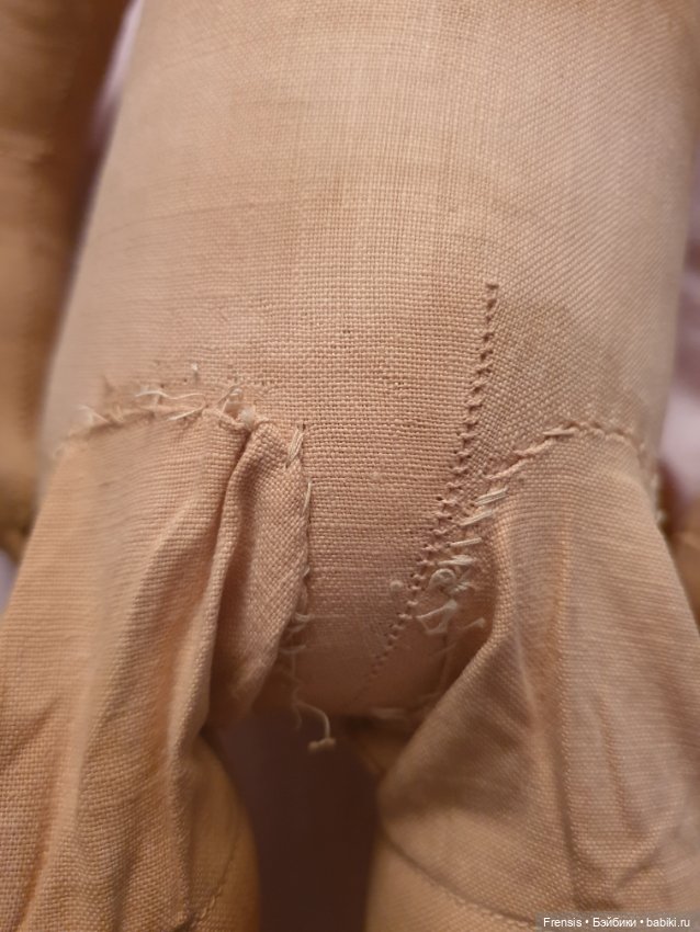 Ремонт тела и лица Käthe Kruse -1950-er или осторожно, старая кукла (фото 3)