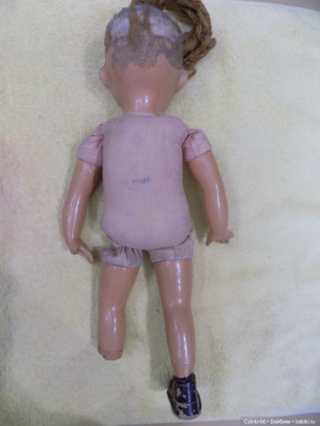 Реставрация опилочной куклы СССР Танюши. Лепим пальцы и ножку (фото 5)