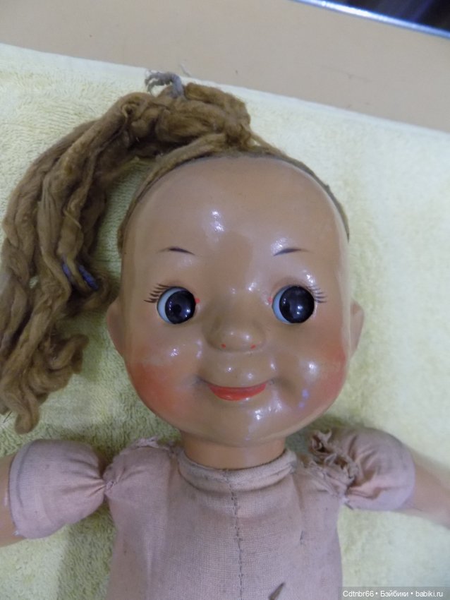 Реставрация опилочной куклы СССР Танюши. Лепим пальцы и ножку (фото 2)