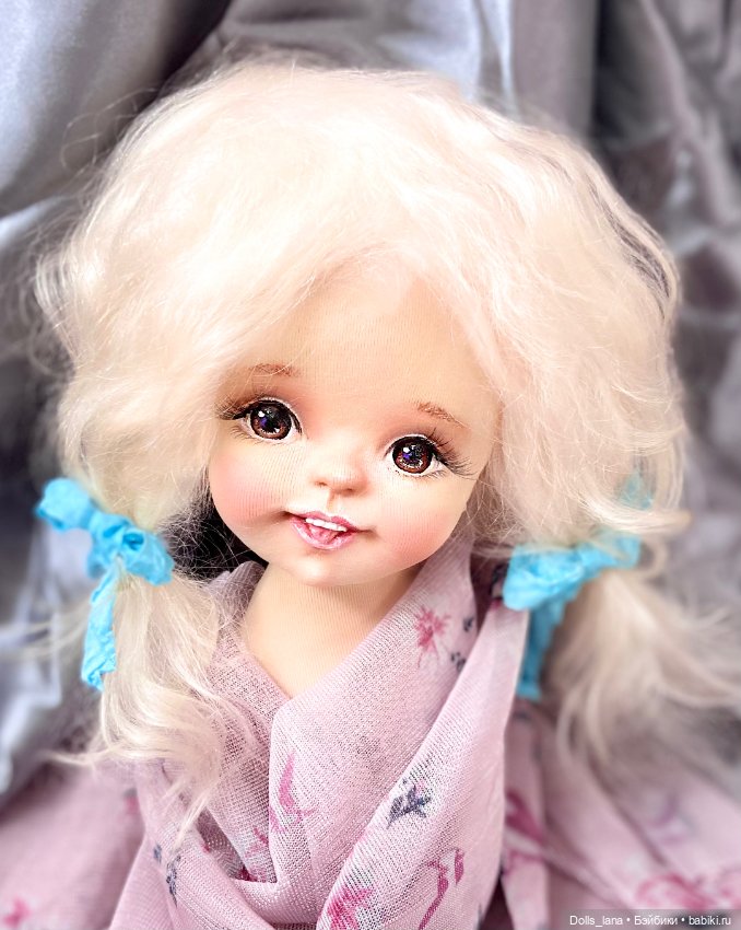 Интерьерная текстильная кукла