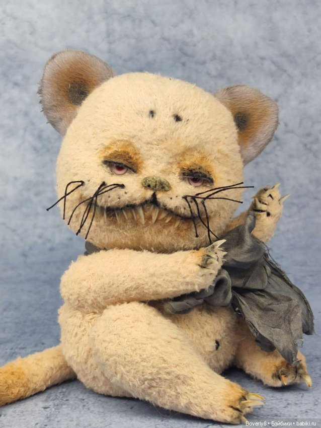 Тедди кот Marqe — Авторские мишки Тедди и друзья: фото (фото 3)