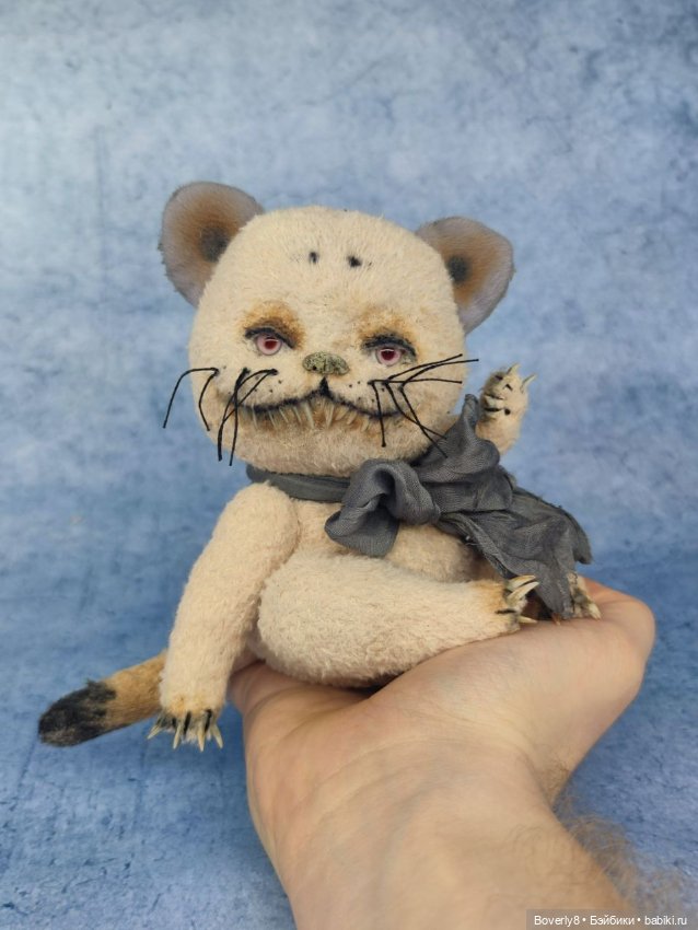 Тедди кот Marqe — Авторские мишки Тедди и друзья: фото (фото 2)