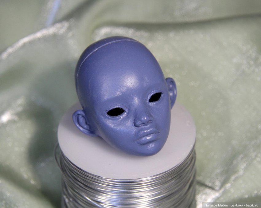 Покрыла голову праймером — Авторские шарнирные куклы своими руками: лепка (фото 3)