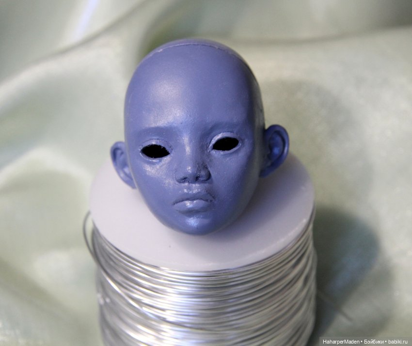 Покрыла голову праймером — Авторские шарнирные куклы своими руками: лепка (фото 2)