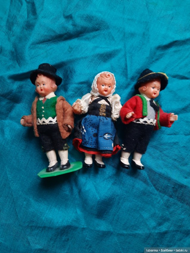 Неизвестное трио👬🧍‍♀️ — Опознание кукол СССР и ГДР: поиск по фото (фото 2)