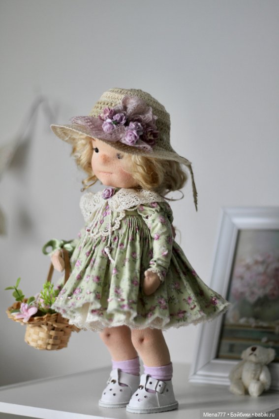 Ася -кукла весна — Авторские текстильные куклы: Вальдорфские (фото 5)