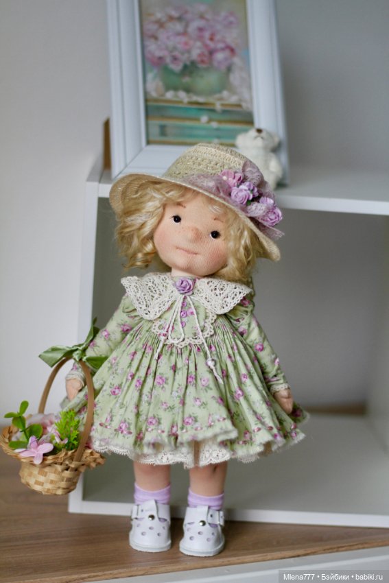 Ася -кукла весна — Авторские текстильные куклы: Вальдорфские (фото 6)