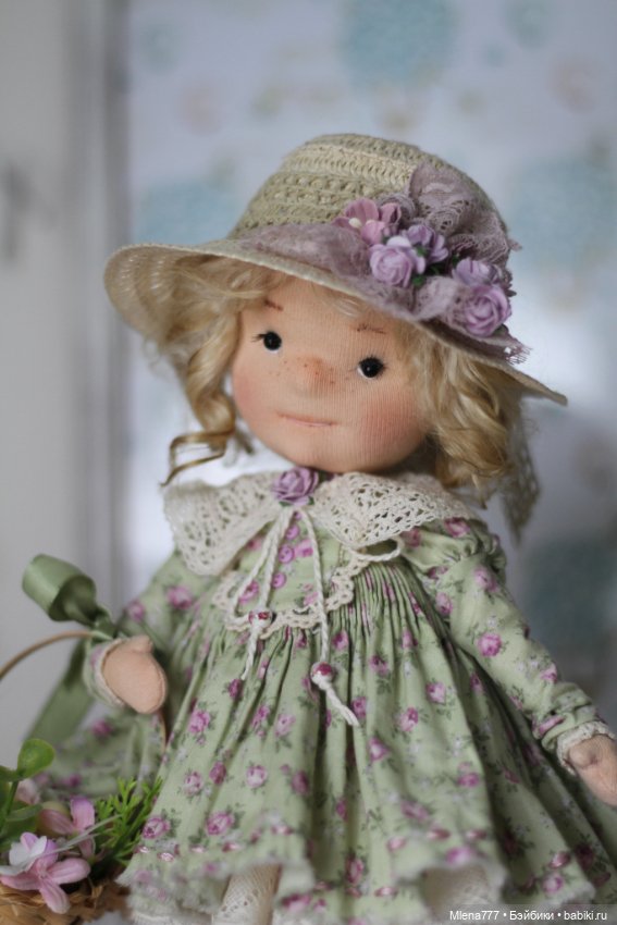 Ася -кукла весна — Авторские текстильные куклы: Вальдорфские (фото 3)