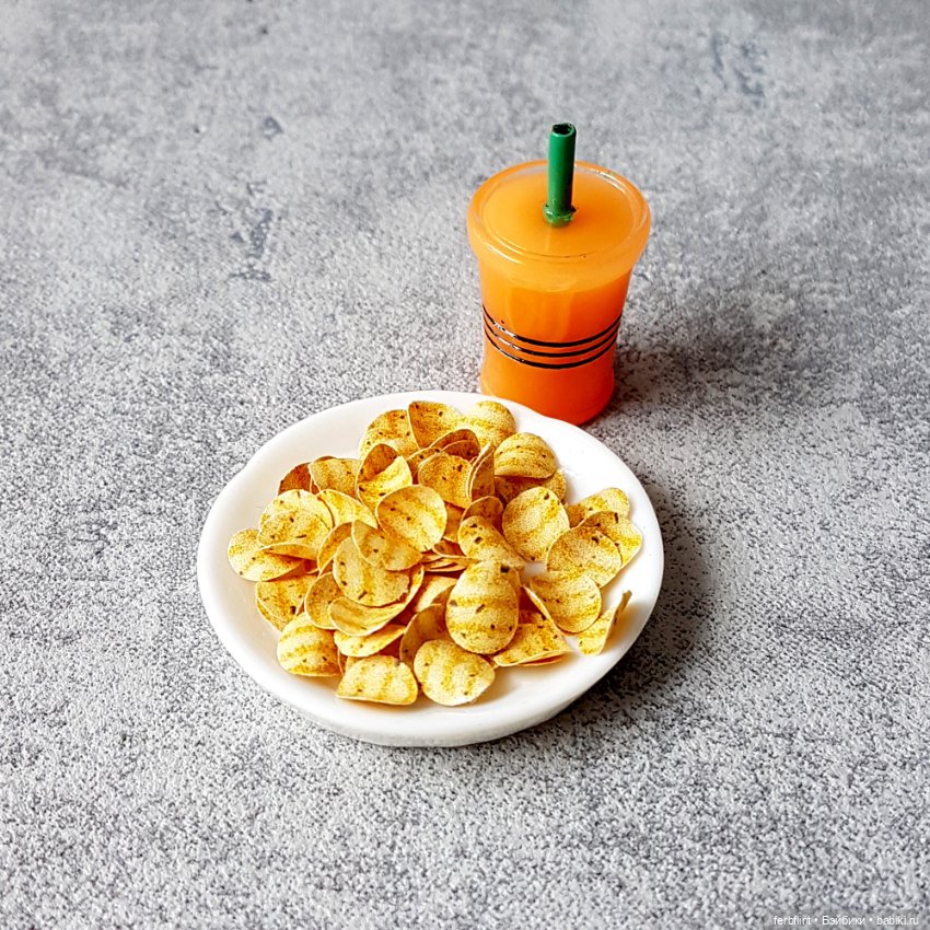 Чипсы из бумаги — Создание миниатюры: МК (фото 5)