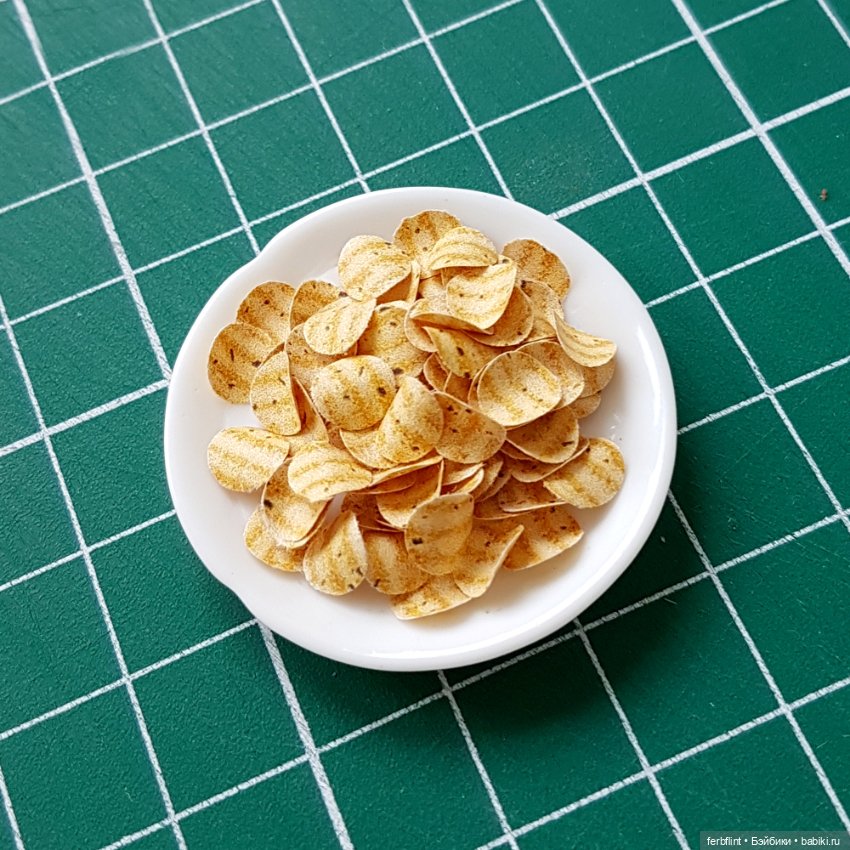 Чипсы из бумаги — Создание миниатюры: МК (фото 3)