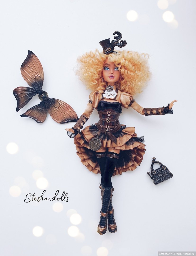 Мои новые ООАки кукол в стимпанке