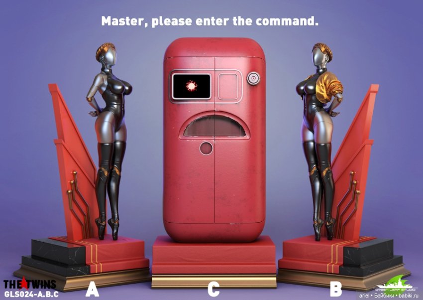 Green Leaf Studio анонсировали статуэтки Близняшек по мотивам игры "Atomic Heart"