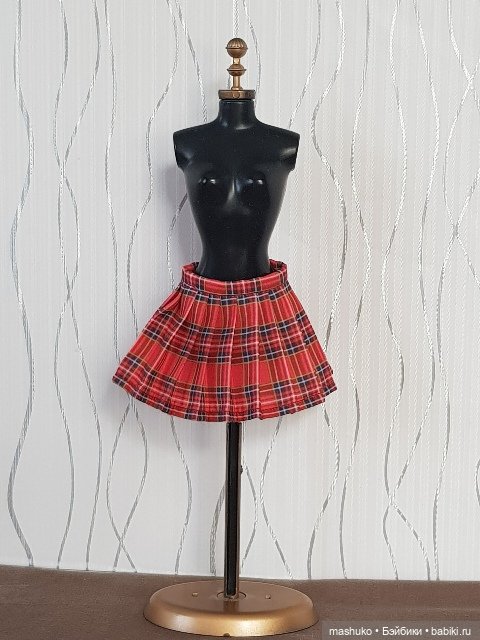 Настроение в клеточку — Одежда и обувь для кукол своими руками: фото (фото 2)