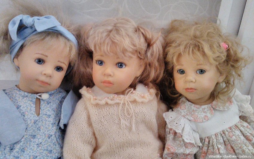 Удачи в опознании трёх " сестричек" от Элизабет Линднер для Gotz