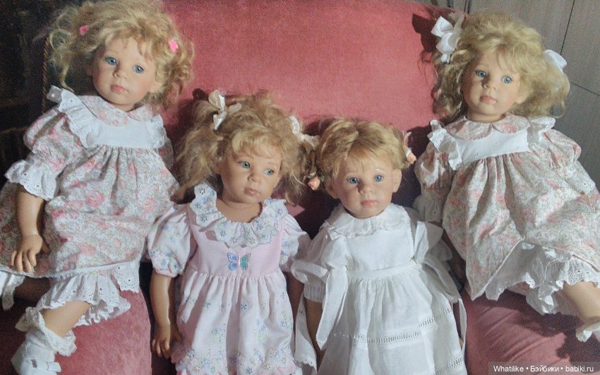 Удачи в опознании трёх " сестричек" от Элизабет Линднер для Gotz