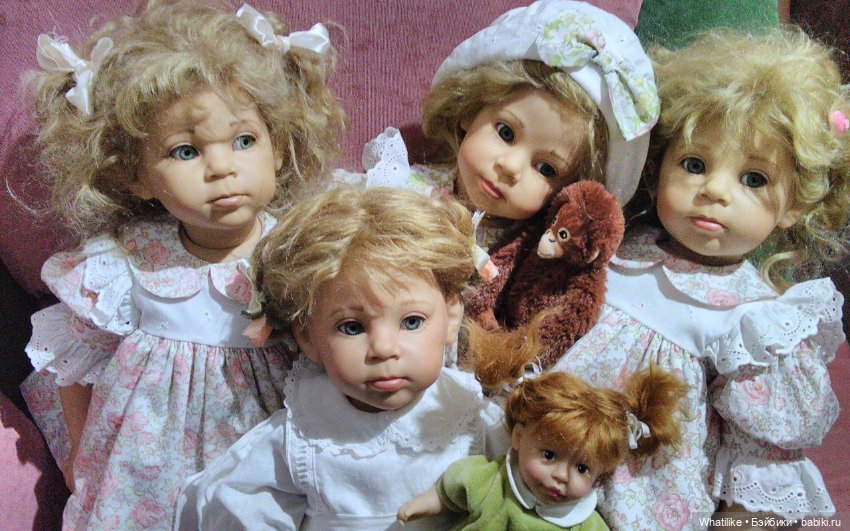 Удачи в опознании трёх " сестричек" от Элизабет Линднер для Gotz