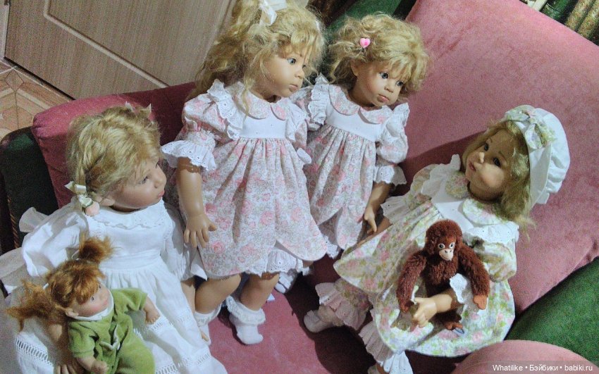 Удачи в опознании трёх " сестричек" от Элизабет Линднер для Gotz