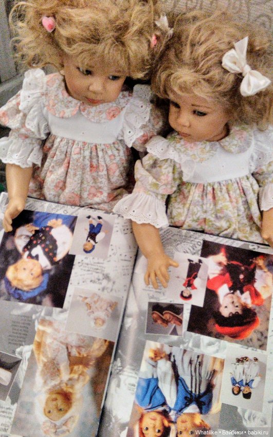 Удачи в опознании трёх " сестричек" от Элизабет Линднер для Gotz