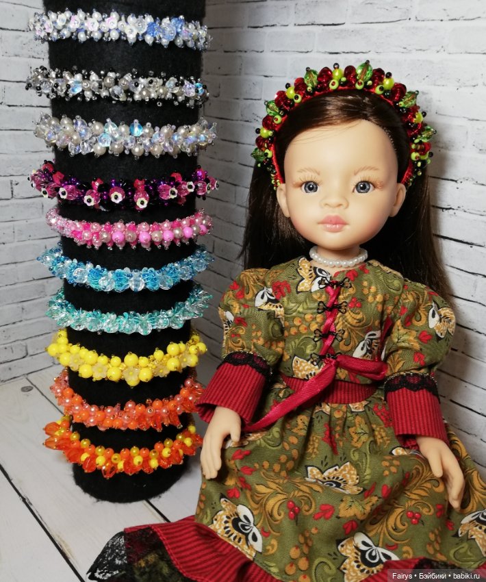 Игры в бисер — Авторские украшения и аксессуары для кукол: фото
