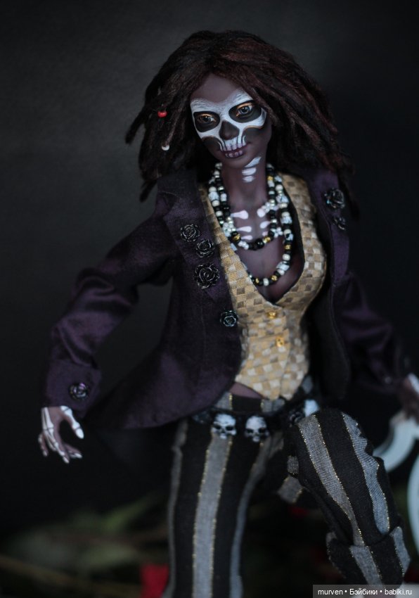 Барон Суббота OOAK шарнирная кукла Fables Murvenart