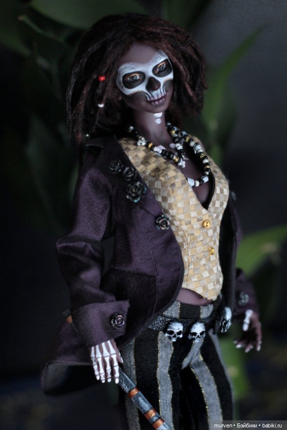 Барон Суббота OOAK шарнирная кукла Fables Murvenart (фото 6)