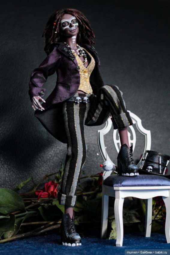 Барон Суббота OOAK шарнирная кукла Fables Murvenart