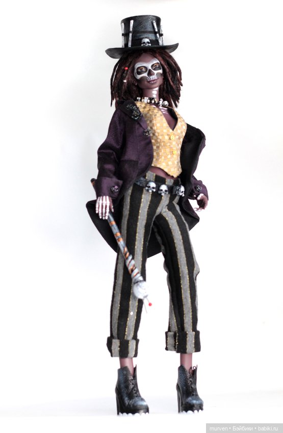 Барон Суббота OOAK шарнирная кукла Fables Murvenart