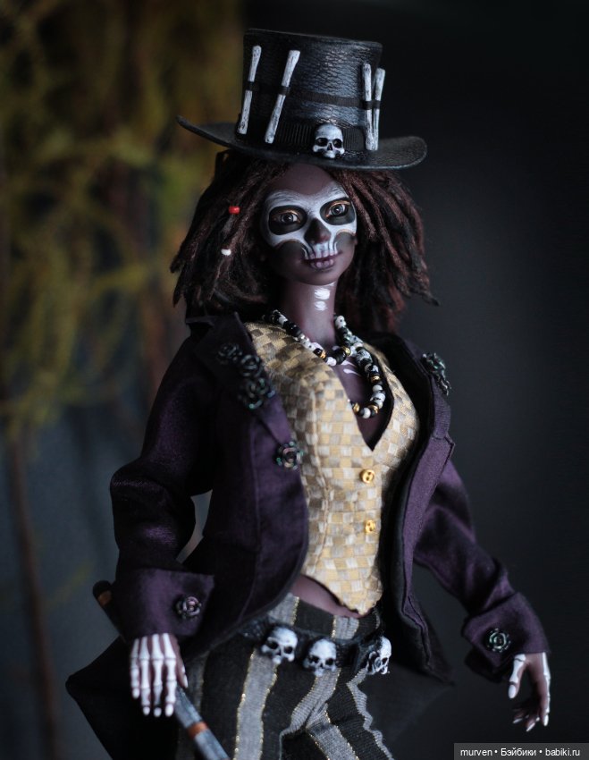 Барон Суббота OOAK шарнирная кукла Fables Murvenart (фото 4)
