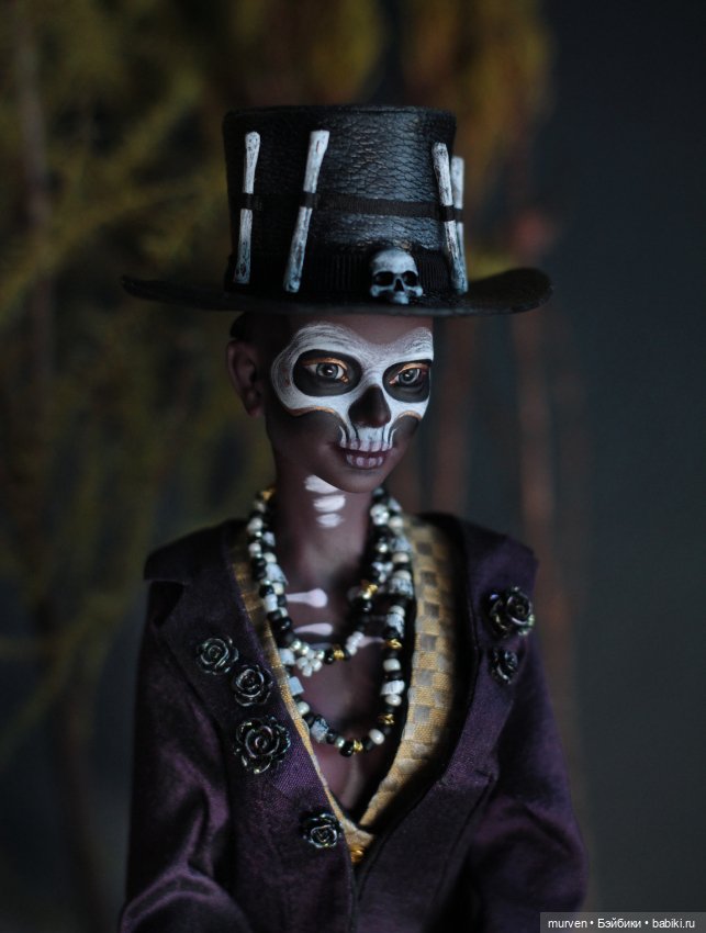 Барон Суббота OOAK шарнирная кукла Fables Murvenart (фото 10)