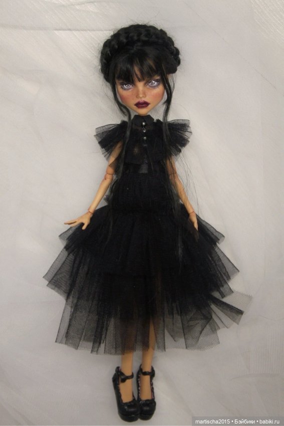 Еще одна тучка. ООАК Уэнсдей Аддамс (фото 5)