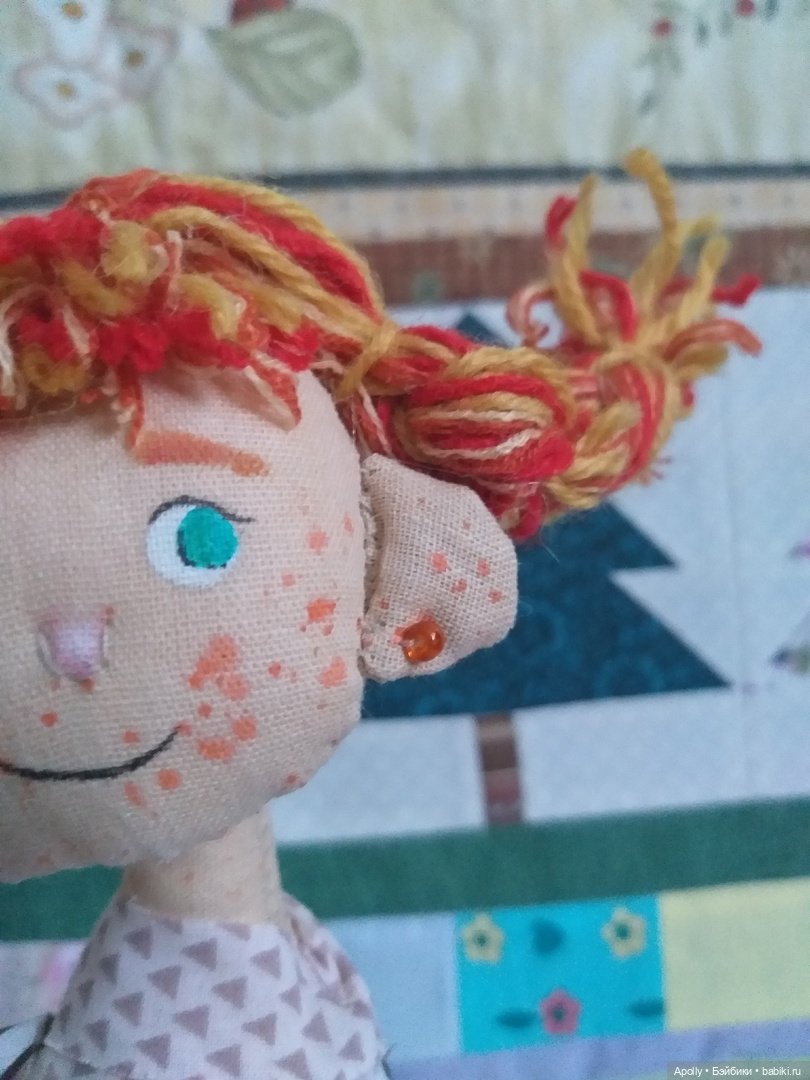 Пеппи — Авторские текстильные куклы: Вальдорфские (фото 2)