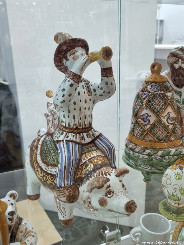 Куколки сувенирные из глины, фарфора, дерева, текстиля с "Ладьи" (фото 5)