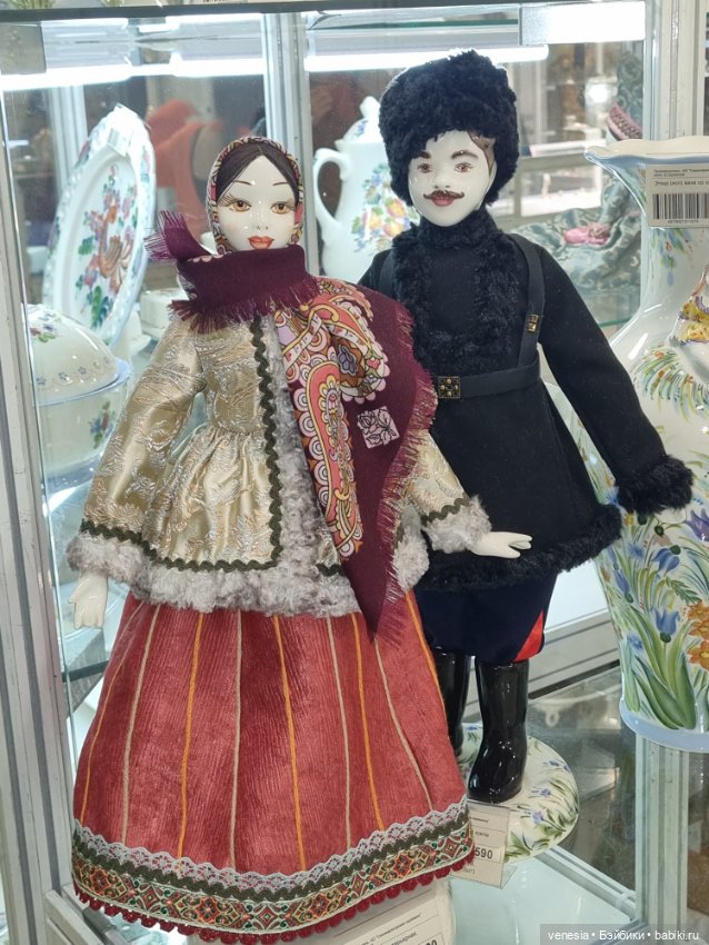 Куколки сувенирные из глины, фарфора, дерева, текстиля с "Ладьи" (фото 3)