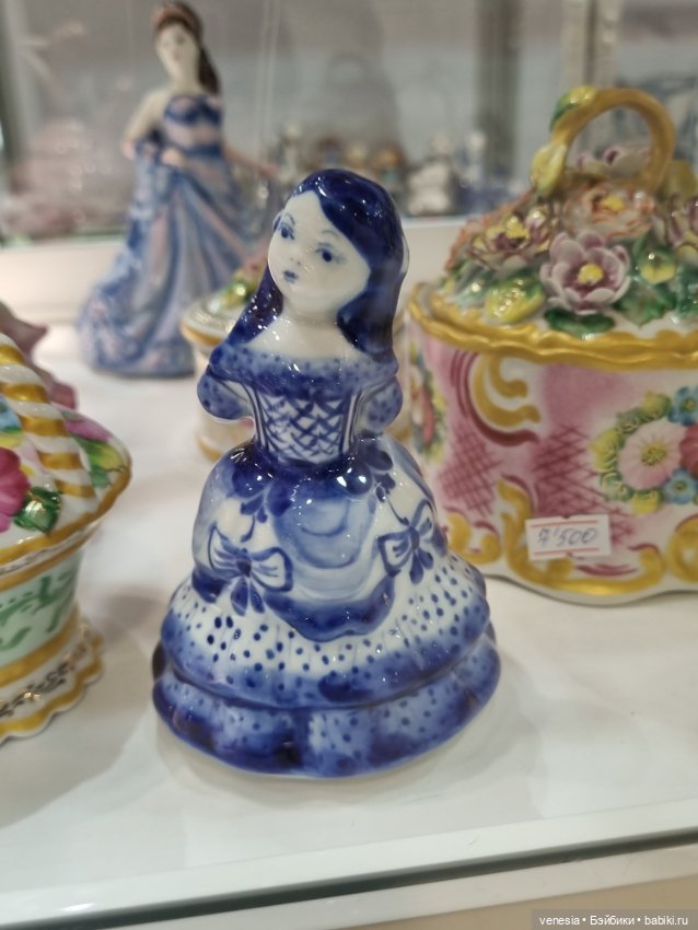 Куколки сувенирные из глины, фарфора, дерева, текстиля с "Ладьи" (фото 8)