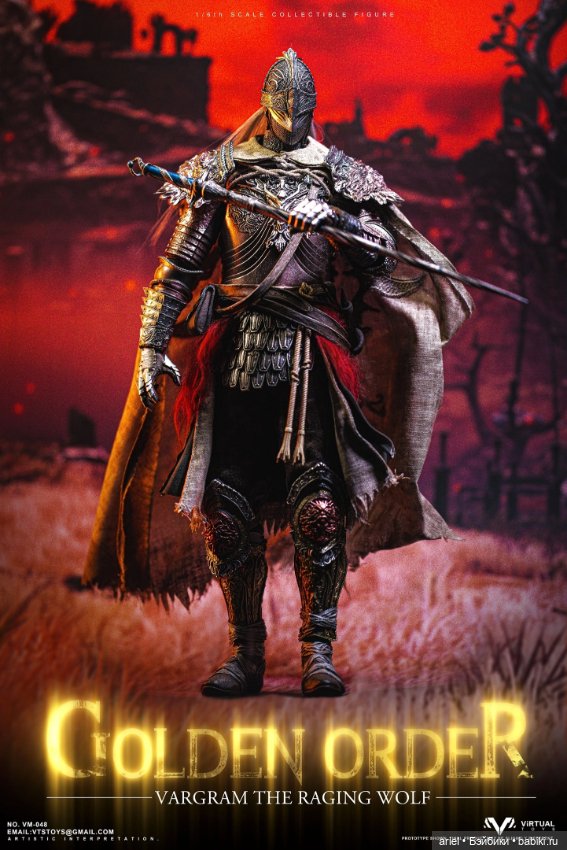 VTS Toys анонсировали фигурку Варграма Свирепого Волка по мотивам игры "Elden Ring" (фото 5)